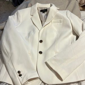 Size medium women’s cream blazer from JCREW